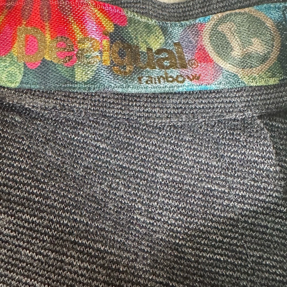 Desigual Multicolored Patchwork Short Sleeve Mini… - image 8